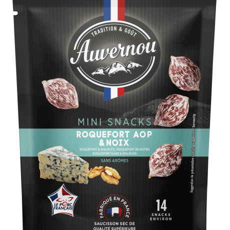 MINI SNACKS ROQUERFORT ET NOIX